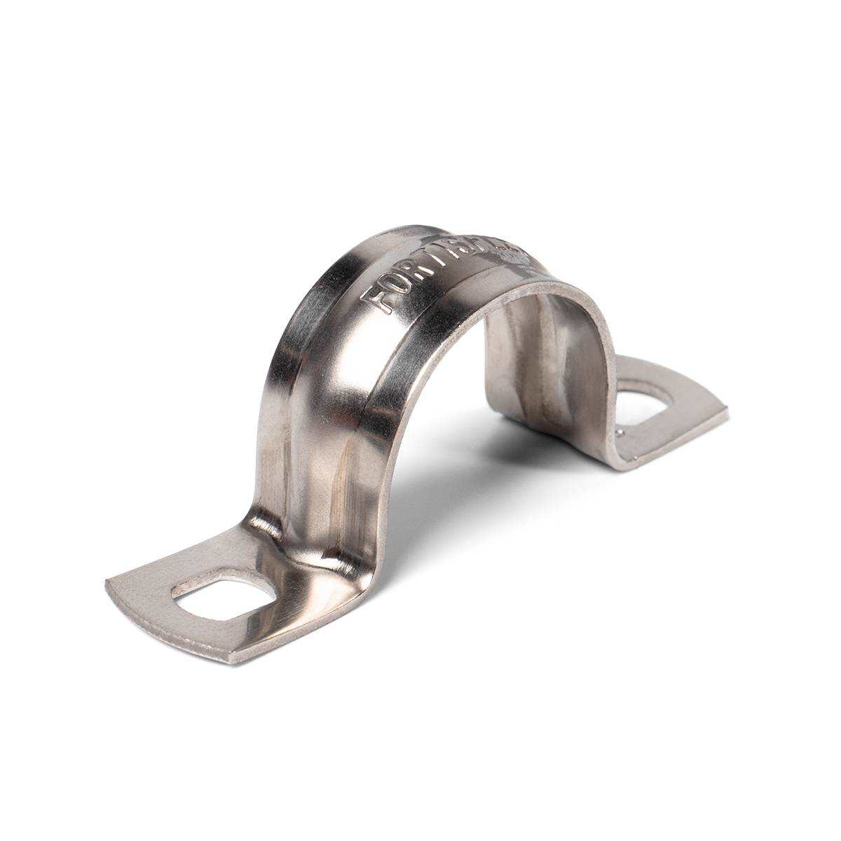 СМД (INOX) 31-32 Скоба из нержавеющей стали двухлапковая